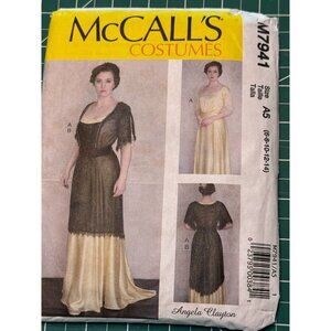 McCalls Costumes Pattern M7941 A5 Misses Edwardian Dress